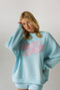 Happy Camp3r Women's Applique Mockneck Sweatshirt front view