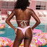 Kulani Kinis Sugar Sprinkle Bind Halter Bikini Top back view