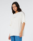 Rip Curl Women's Half Moon Bay Heritage Tee Washed Black front view