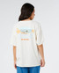 Rip Curl Women's Half Moon Bay Heritage Tee Washed Black detail view