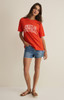 Z Supply Women's Sweetheart Boyfriend Tee GT262890 LYC FB front