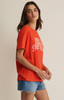 Z Supply Women's Sweetheart Boyfriend Tee GT262890 LYC side view