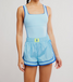 FP Movement Varsity Blues Runsie Bright Blue Combo front view