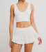 FP Movement A-Game Skort White front view