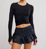 FP Movement A-Game Skort Black front view