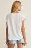 Z Supply Sol Slub Tank Top white back view