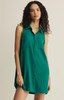 Z Supply New Light Mini Dress Rainforest Back front view