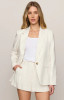 Z Supply Women's Evan Linen Blazer in Cloud