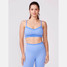 Thrive Societe Women's Color Blocked Keyhole Bra in Mountain Bluebird