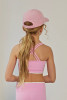 Parfum de Fit Girls' Parfum CrossMotion Bra in Petal Pink