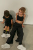 Parfum de Fit Girls' AirFlow Wide Leg Pant in Black