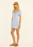SISSTR Women's Flower Dream Woven Mini Dress in Blissful Blue