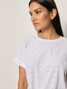 Sanctuary Women's Eyelet All Day Tie Tee in White