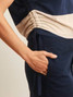 Sanctuary Women's All Day Ruched Tee in Navy Blazer/Dark Opal