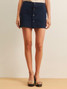 Sanctuary Women's Mila Mini Skirt in Navy Blazer