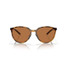 Oakley Women's Sielo Polarized Sunglasses in brown tortoise with Prizm bronze lenses