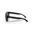 Oakley Men's Standard Issue Holbrook sunglasses in matte black with grey lenses, side view