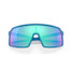 Oakley Men's Sutro sunglasses in Sky with Prizm Sapphire lenses, folded view.