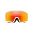 Oakley Men's Target Line M Snow Goggles in matte white with fire iridium lens