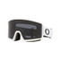 Oakley Men's Target Line M snow goggles in matte white with dark grey lens