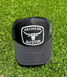 House of Shan Hecho En Austin Trucker Hat in blue with mesh back panels