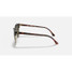 Ray-Ban Clubmaster Classic sunglasses in tortoise with green lenses, side view