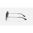 Ray-Ban Cockpit sunglasses in gunmetal with classic green lenses, side view