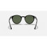 Ray-Ban Highstreet sunglasses in black with dark green back angle view