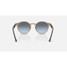 Ray-Ban Highstreet sunglasses in turtledove with blue gradient grey lenses, back view