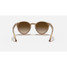 Ray-Ban Highstreet Sunglasses in light brown with brown gradient lenses