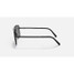 Ray-Ban New Caravan sunglasses in black with dark grey lenses, side view
