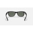Ray-Ban New Wayfarer Classic sunglasses in gloss black with crystal green lenses