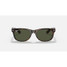Ray-Ban New Wayfarer Classic sunglasses tortoise frame with green lens