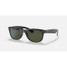 Ray-Ban New Wayfarer Classic sunglasses in gloss black with green lenses