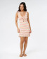 Rip Curl Women's Topanga Canyon Rib Mini Dress peach full view