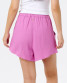 Rip Curl Women's Premium Surf Holiday Short purple pink back view