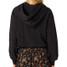 O'Neill Mae Bubble Fleece Zip-Up Hoodie MAE BLACK back view