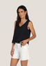 Dylan Women's Jess Tank Top in Washed Black