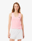 Lacoste Women's Sport Slim Fit Racerback Tank Top in Flamingo Pink