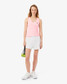 Lacoste Women's Sport Slim Fit Racerback Tank Top in Flamingo Pink