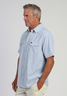 True Grit Baby Cord Western Shirt Sky side view