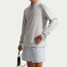 Nike Men's Primary NanoKnit 7" Performance Shorts in Grey Fog/Photon Dust, full view