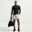 Nike Men's Unlimited Dri-FIT Shorts Lt Orewood Brown/Black front view