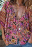 Spell Swan Lake Short Sleeve Blouse Lilac Rose fit detail