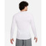 Nike Men's Pro Dri-FIT Slim Longsleeve Fitness Top White Black Back