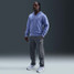 Nike Men's Club Open Hem Fleece Pants Charcoal Heather/Iron Grey/White front view