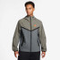 Nike Men's Tech Dri-FIT Windrunner Jacket Smoke Grey/Light Army/Total Orange front view