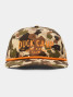 Duck Camp Trademark Snapback Hat Wetland Camo front view