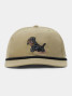 Duck Camp Black Lab Snapback Sagebrush front view