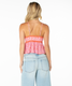 Roxy Coastal Sun Tank Top Camella Solar Floral back view